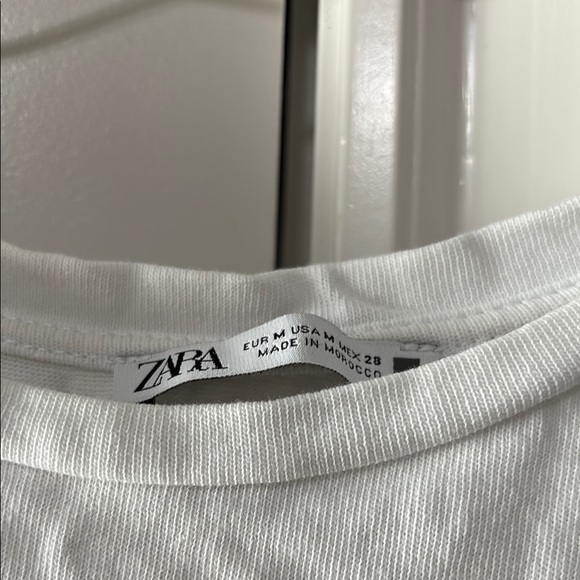 Zara White T-Shirt with Van Gogh Quote - Picture 2 of 3